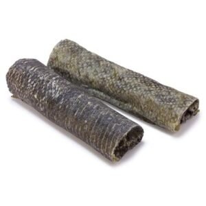Rollitos de piel de bacalao
