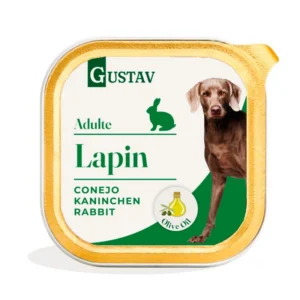 Gustav Tarrina 300gr Pate de Conejo para Perros Gustav