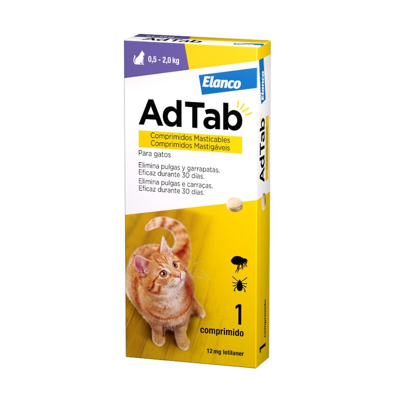 Antiparasitario externo AdTab Elanco Gatos