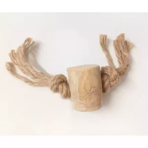 Madera de café Java y cuerda naturales