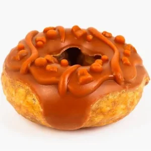 Donut de boniato y pollo con glaseado de zanahoria mini 6cm
